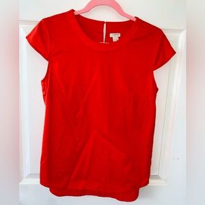 J Crew Ballet Cap-sleeve T-shirt Size Small